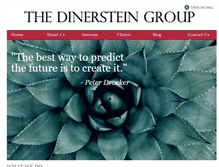 Tablet Screenshot of dinersteingroup.com